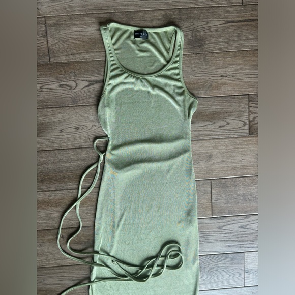 WHITE FOX BOUTIQUE Easy Does It Maxi Dress Sage Size XS - Picture 11 of 13